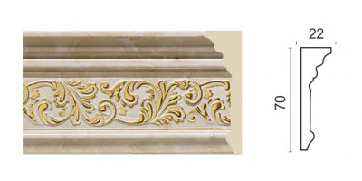 Decor Dizayn 270-10/Молдинг средний