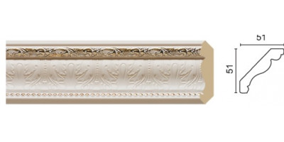 Карниз Decor Dizayn арт. 155-115G(S)
