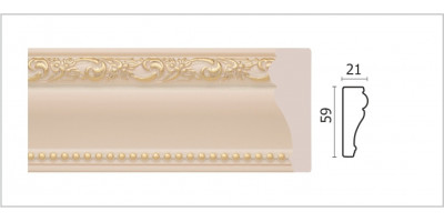 Молдинг Decor Dizayn арт. 161-62G